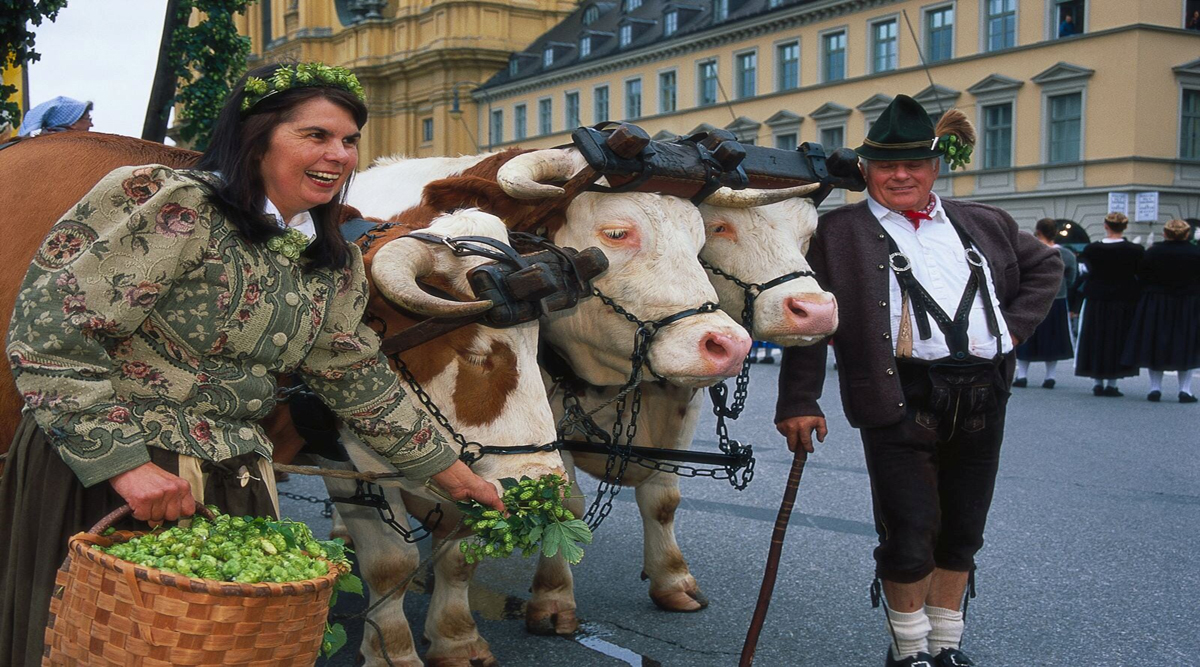 Munich Bavarian Oktoberfest Celebration