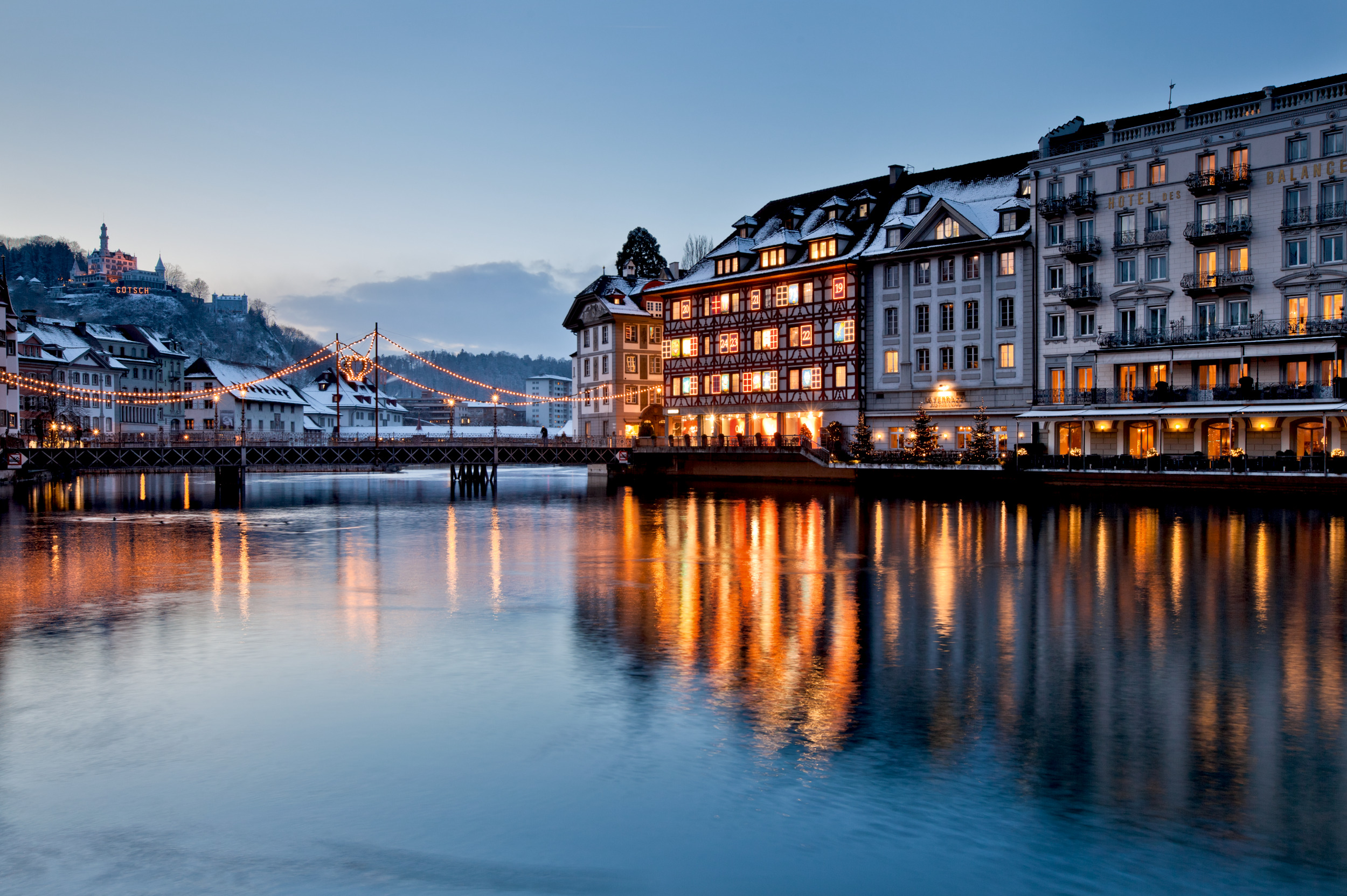 Switzerland's Winter Peaks Train Journey